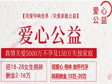 西陵捐卵助孕生子 爱心志愿者招募